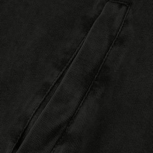 Sudadera con Capucha Negra Vintage para Hombre, Cierre de Cremallera, Algodón Grueso, Felpa Francesa, Estilo Vintage, Ropa de Estar en Casa, Ropa de Calle Moderna - Product Image 4