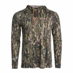 Hombres UPF50 + Bambú Poliéster Color personalizado Camo al aire libre Anti UV Pesca Desgaste Manga larga Sudadera con capucha Camisas de pesca - Product Image 4