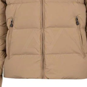 Blouson d'hiver matelassé à capuche pour homme, haute qualité, respirant, coupe-vent, col montant, logo personnalisé, nouveau modèle, best-seller - Product Image 6