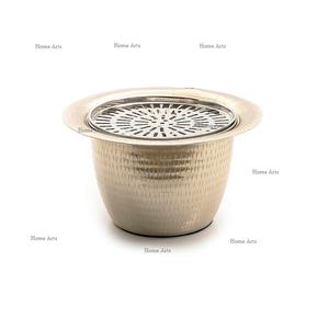 Best Quality Aluminium Gold Color Dallah Heater Admirable Design Round Shape Tea <b>Pot</b> Heater For Hotel Use - Product Image 6