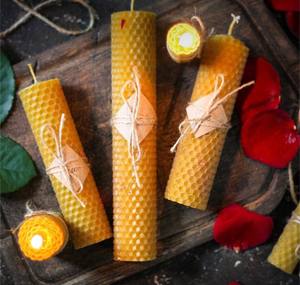 Wholesale DIY <b>Candle</b> <b>Making</b> <b>Kit</b> Beeswax Honeycomb Sheets Pastel pink Colour and Size Range <b>Candles</b> for Kids Weddings Restaurants - Product Image 6