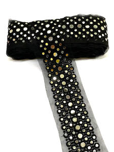 ผ้าลูกไม้ปักลายดอกไม้สีสันสดใสคุณภาพสูงแบบกำหนดเอง  ขายดีสำหรับเสื้อผ้า รองเท้า และกระเป๋า - Product Image 6