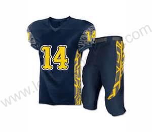 Ensembles d'uniformes de football américain personnalisés 100 % polyester respirant grande taille à manches courtes, nouveau design par sublimation 7 contre 7 - Product Image 6