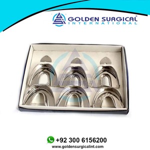 Juego Dental de 6 bandejas de impresión sólidas, instrumentos para el cuidado de la boca, bandeja de impresión desechable, juego dental, instrumentos quirúrgicos - Product Image 6