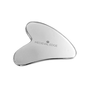 Masseur facial Gua Sha en forme de cœur en acier inoxydable Application manuelle du cou en cuivre Le plus grand fabricant en Inde - Product Image 1