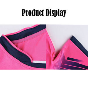 Uniforme de Fútbol Profesional para Hombre |   Conjunto de Camiseta y Pantalones Cortos de Fútbol Sublimados en Rosa y Azul Marino, Ropa Deportiva Personalizada para Equipos, Traje de Entrenamiento - Product Image 3