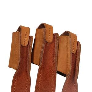 Gants de tir à l'arc en cuir suédé à 3 doigts Couleur marron Gants de tir protecteurs pour la main gauche et la main droite Gants d'arc d'archer - Product Image 6