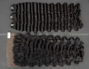 ผมแท้เวียดนามแบบเวอร์จิ้น เรมี่  แบบลอนลึก  หลายผู้บริจาค  แบบเส้นเดียว - Product Image 5