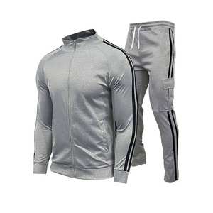 Fashionable Men's Activewear New Design Acid Wash Sweat Suits 100% Cotton Thick Zip Embroidery <b>Patch</b> Flared Full Winter Printed - Product Image 2