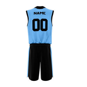 Ensemble d'uniformes de basketball de haute qualité avec logo personnalisé, impression par sublimation, maillot et short, vêtements de sport grande taille, vente en gros - Product Image 4