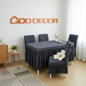 Oem Odm Party Wedding Chair Covers Folding Protective Dining Table Chair Cover From Vietnam Direct Factory For Living Room - Product Image 6