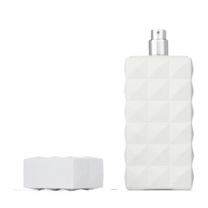Pas cher Rectangulaire 50ml 100ml Blanc <span class=keywords><strong>Noir</strong></span> Très Unique Parfum Botol Impression Crimp Neck Spray Bouteilles De Parfum En Verre Vide - Product Image 2