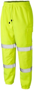Logotipo personalizable de alta visibilidad Hi Vis Viz Joggers Ropa de trabajo de algodón y poliéster de alta calidad Logotipo personalizable de seguridad reflectante - Product Image 2