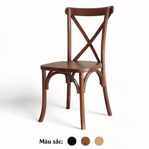 Scandinavian-Traditional Antique Combo Set Melaleuca Wood Dining <b>Table</b> 6 Wooden <b>Bistro</b> Chairs for Farmhouse Living Room CBBA138 - Product Image 6
