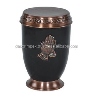 <b>square</b> Shape Box Metal Premium Quality Handmade Designer Adult Urn Classic Stylish Wholesale Metal Funeral Supplies Urns - Product Image 2