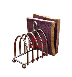 Marco de Metal de hierro dorado 2025, sándwich de pan y estante de Metal para tostadora para uso doméstico, Hotel, restaurantes, Decir - Product Image 2