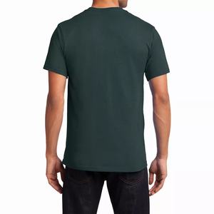 Camiseta de algodón de 180 g/m² estilo bolsillo con etiquetas personalizadas para hombre, disponible al por mayor para ropa urbana y uso de marca - Product Image 2