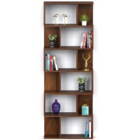 Nouvelle Arrivée : Bibliothèque en Bois Composite Crosbon avec Étagères pour Décoration et Présentation, Meuble sur Pied