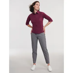 Chemises polo promotionnelles personnalisées pour femmes, manches 3/4, pour le merchandising - Product Image 6