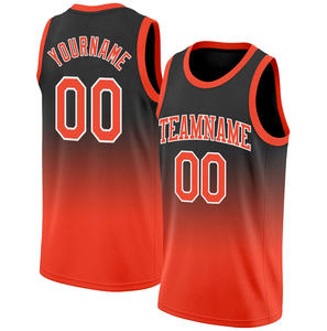 Camiseta de baloncesto de alto estándar Camiseta de baloncesto de sublimación completa reversible con bordado e impresión personalizados - Product Image 3