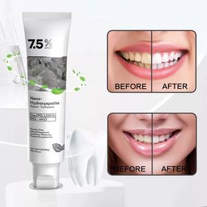 Dentifrice Nano Hydroxyapatite 7,5% nHAp Sans Fluorure Renforcement de l'Émail Réparation des Dents Sensibles Menthe Soin Buccal 120g En Gros - Product Image 1