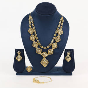 Gold Plated Micro Forming Necklaces <b>Wedding</b> & Special Occasion Jewelry Gift <b>for</b> Women Copper & Brass Chapado En Oro Oro Laminado - Product Image 2