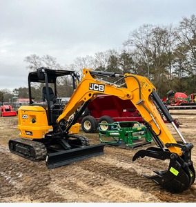 Mini-excavatrice sur chenilles JCB jaune, 15 tonnes, chargeuse compacte sur chenilles, équipement de construction - Product Image 5