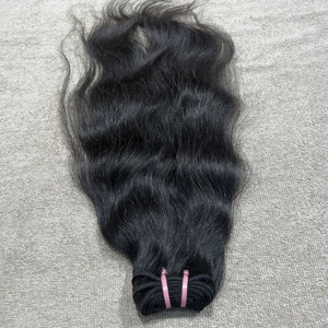 En gros, Cheveux humains indiens Remy vierges bruts, cuticules alignées, double trame, non traités, mèches de temple, 100G - Product Image 5