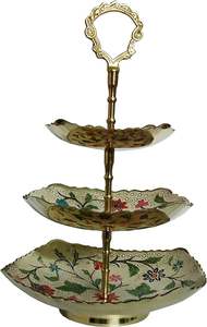 Vajilla de diferentes diseños, equipo de Buffet de catering, bandeja de Metal para aperitivos, exhibición de postres, soporte para pasteles, soporte de exhibición de postres de hierro - Product Image 2