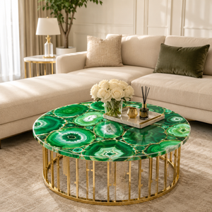Dalles de <span class=keywords><strong>pierre</strong></span> acrylique vertes rétroéclairées de luxe Transtones TO-204, épaisseur 10-30 mm, inspirées de la mode haute couture pour les halls d'exposition - Product Image 2