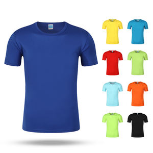 Customized Logo Printing <b>Sweatshirt</b> Quick Dry Men's T-shirts 100% Polyester <b>Short</b> <b>Sleeve</b> Sport O-neck T Shirt T-shirt for men - Product Image 4