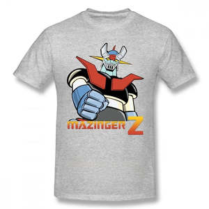 Camiseta de Hombre Mazinger Z Robot, 100% Algodón Jersey, Diseño Sólido, Peso Pesado 300gsm, Camisetas Estampadas - Product Image 5