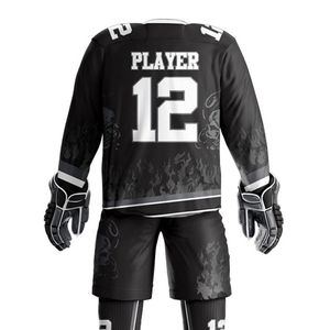 Uniforme de Hockey sobre Hielo de Último Diseño, Alta Calidad, Nuevo, Hecho de Poliéster, Uniforme de Hockey sobre Hielo Elegante y de Calidad con Servicio OEM - Product Image 6