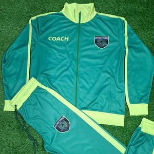 Ensembles de survêtement 2 pièces de jogging pour hommes avec logo personnalisé en jersey de polyester ensembles de survêtements décontractés pour hommes avec fermeture éclair - Product Image 1