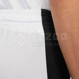 Short en maille de coton respirant pour hommes, taille élastique, poches latérales, grande taille, style décontracté, vente en gros - Product Image 6