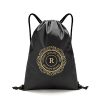 Sac à dos Oxford pliable 420D personnalisé avec cordon de serrage pour le fitness le yoga le stockage le sac à dos les sacs à cordes le sac à dos de sport décontracté