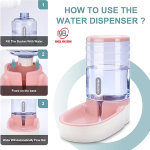 Grande capacité 3,8 L, bols pour nourriture pour chiens et chats en plastique écologique, durables et élégants, distributeur non automatique, nourriture humide/sèche, multicolores - Product Image 2