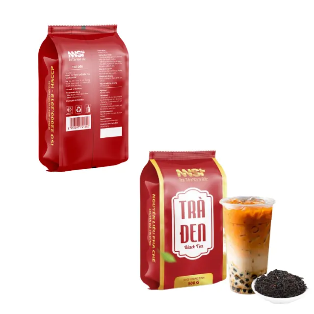 Vente en gros OEM de thé noir ctc thé noir torchon thé noir de haute qualité 500g Fabricant du Vietnam