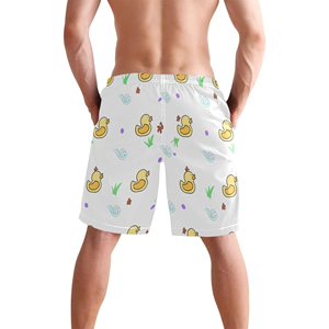 Pantalones cortos deportivos de secado rápido para hombre con diseño de logotipo personalizado OEM, pantalones cortos de gimnasio de entrenamiento atlético de malla impresa, estilo informal de encaje - Product Image 3