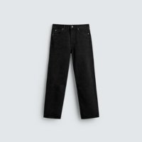 Celana Jeans Pria High Waist Tailored Straight Fit Regular 100% Katun Kancing Kualitas Premium Nyaman untuk Dipakai Sehari-hari Pesanan Grosir