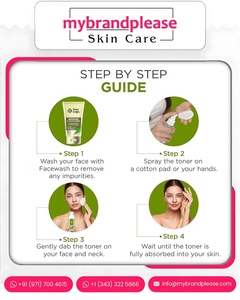 Tónico de piel clarificante de árbol de té para un cutis uniforme OEM ODM personalizado Fabricación de etiqueta privada Cuidado de la piel a granel - Product Image 6