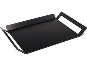 Plateau de service rectangulaire en métal en fer pour la maison pour la salade et les assiettes à dîner pour les fêtes, les mariages et les festivals - Product Image 3