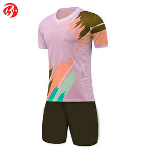 Vente en gros 100% polyester France maillots de football à la mode équipe porter uniforme et accessoires de vêtements de sport - Product Image 2