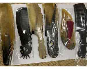 Natural Horn Comb with Polished Finish for Healthy <b>Hair</b> <b>Styling</b> and <b>Care</b> Traditional Horn Comb Made in Vietnam OEM - Product Image 2