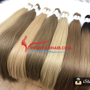 Caliente tendencia mejor calidad 100% extensiones de cabello humano precio al por mayor vietnamita a granel recto varios colores listo para enviar - Product Image 4