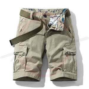Nouveau short cargo le plus populaire pour hommes classique été quotidien décontracté mode couleur unie Shorts extérieur tactique - Product Image 4