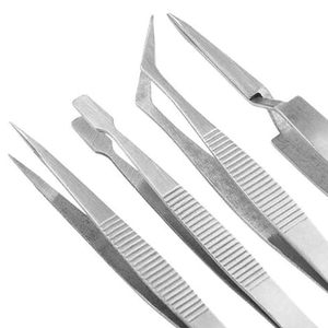 Ensemble d'examen dentaire de base poignée de miroir buccal pince à épiler à crochet à double extrémité manuel en acier de qualité médicale certifié CE dentaire - Product Image 4