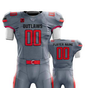 Traje deportivo para hombre Cómodo 100% Poliéster Uniforme de fútbol americano Diseño transpirable - Product Image 3