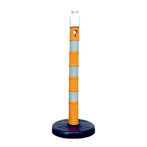 Oval Warning Delineator <b>Post</b> Bollard IP68 Waterproof PVC Plastic PU HDPE PC Material for Roadway & Traffic Safety - Product Image 2