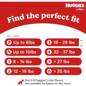 Meilleures ventes de couches Huggies Little Movers taille 3 (16-28 lbs) 168 couches à prix réduit - Product Image 6
